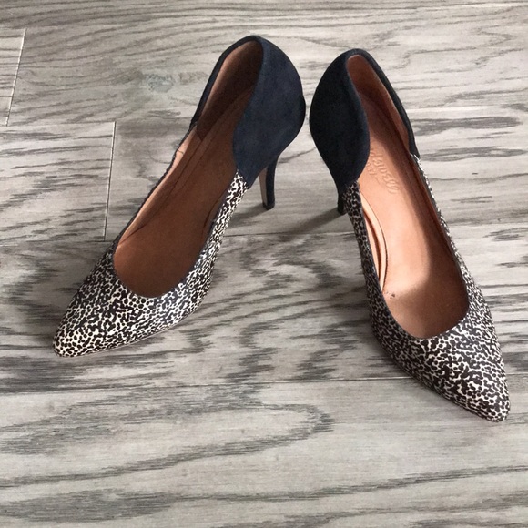 Madewell Maddie Speckle Heels size 8 - Picture 3 of 13